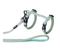 Nobby Lanière pour Chats Varia Mint Set De Vaisselle Et Laisse Continu Réglable