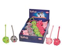 Nobby Latextiere triés par couleur 18 pièces en présentoir, 7,5 cm