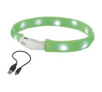 Nobby LED Bande Lumineuse Visible Vert pour Chiens, Aufladbarer, Clignote 3-fach