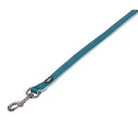 Nobby Leine "Classic Preno" L : 120 cm, B : 15/20 mm bleu clair / bleu clair