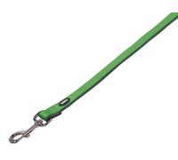 Nobby Leine "Classic Preno" L: 120 cm, B: 20/25 mm néon vert / gris