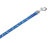Nobby Leine "Mini" L : 120 cm, B : 10 mm bleu