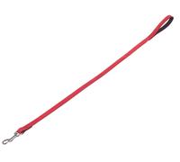 Nobby Leine "VELOURS" rouge (Lollipop); L: 100cm; B: 18mm