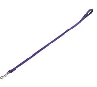 Nobby Leine "VELOURS" violet (Gothic); L: 100cm; B: 14mm