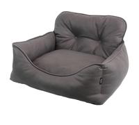 Nobby Lit confort carré "ENOCK" gris foncé L x l x h : 65 x 60 x 21/36 cm