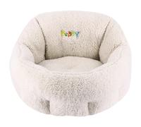 Nobby Lit Confort Ovale Chiot Écru 50x45cm Pour Chiens Chiots Douillet