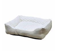 Nobby Lit Confortable carré Classic Diamond Cream L x l x H : 50 x 40 x 17 cm
