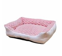 Nobby Lit Confortable carré Classic Diamond Rose L x l x H : 70 x 60 x 20 cm