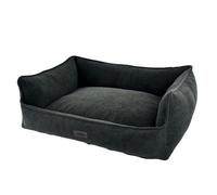 Nobby Lit Confortable carré NILA Gris foncé L x l x h : 45 x 40 x 18 cm