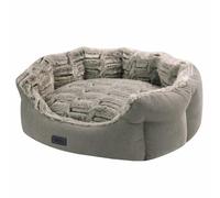 Nobby Lit Confortable Ovale CACHO Marron Clair 86 x 70 x 24 cm