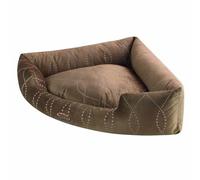 Nobby Lit d'angle Confortable CENO Marron 80 x 80 x 20 cm