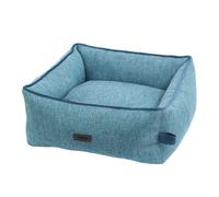 Nobby lit de confort carré "LINOU" bleu L x l x H : 60 x 48 x 19 cm