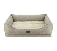 Nobby Lit Orthopédique Confort Calbu Beige Pour Chats Microfibre Antidérapant