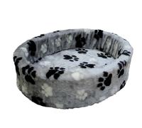 Nobby lit peluche "patte" 60 cm gris, 3 couleurs