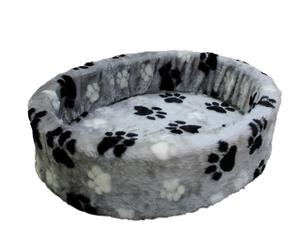 Nobby lit peluche "patte" 60 cm gris, 3 couleurs