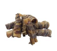 Nobby Lot de 2 Tubes à air de bœuf séchés avec de la Viande - Environ 15 cm