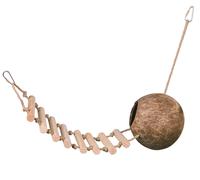 Nobby Maison en noix de coco avec échelle 65 cm