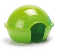 NOBBY Maison pour hamster, vert clair ou bleu, 15 x 12 x 11 cm