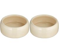 Nobby Mangeoire en Terre Cuite pour Rongeur Naturel Diamètre 12 cm (Lot de 2)