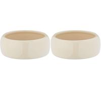 Nobby Mangeoire en Terre Cuite pour Rongeur Naturel Diamètre 16,5 cm (Lot de 2)