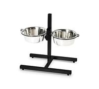 Nobby Mangeoire pour Chien INOX + Support Hauteur Réglable 21 cm