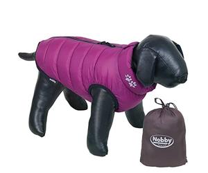 Nobby Manteau léger pour Chien Violet/Marron 20 cm