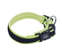 Nobby Mesh Preno Collier pour Chien Jaune Néon 25-35 cm/15-20 mm