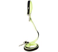 Nobby Mesh Preno Laisse d'Entrainement pour Chien Jaune Néon 200 cm/20-25 mm