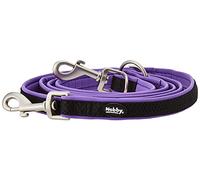 Nobby Mesh Preno Laisse d'Entrainement pour Chien Lilas 200 cm/15-20 mm