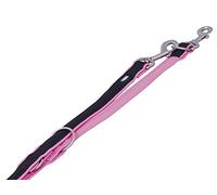 Nobby Mesh Preno Laisse d'Entrainement pour Chien Rose 200 cm/15-20 mm