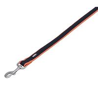 Nobby Mesh Preno Laisse pour Chien Orange Néon 120 cm/15-20 mm