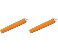 Nobby Mineral Stones Perchoir Minéral pour Oiseau Orange 16,5 cm (Lot de 2)