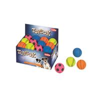 Nobby Moosgummi balles assortis 5,7 cm ; présentoir 24 pièces