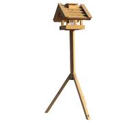 Nobby Nichoir Sally Marron 60x60x131cm Avec Silo pour Oiseaux
