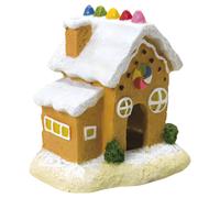 Nobby Noël Décoration D'Aquarium Lebkuchenhaus Polyrésine 7,2x6,1x7,5cm