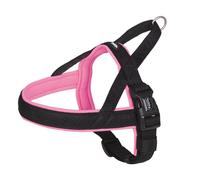 Nobby NORWEGER harnais "Mesh Preno" L: 60-76 cm + 46 cm, B: 25/35 mm rose