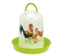 Nobby Nourrisseur pour volailles HAPPY en plastique 5 L, Ø 27 x 27 cm