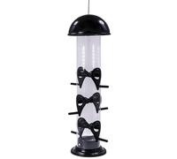 Nobby Oiseau Colonne à Nourriture Avec 6 Anflugstangen Noir, Neuf
