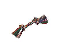 Nobby Os avec 2 Nœuds Jouet en Coton pour Chien Multicolore 180 g