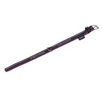 Nobby Pacific Deluxe Collier Double Rangs Rouge 47 cm (38-44 cm) Largeur 22/25 mm