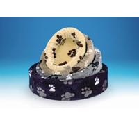 Nobby Panier en Peluche pour Chien Motif Empreintes de Pattes