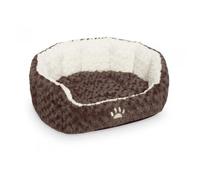 NOBBY PANIER OVALE MATELASSÉ POUR CHIEN, AVEC COUSSIN RÉVERSIBLE CENO