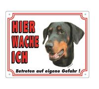Nobby Panneau d'avertissement Dobermann 250 x 200 mm