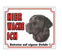 Nobby panneau d'avertissement Labrador foncé 250 x 200 mm