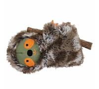 Jouet peluche pour chat avec bâton et herbe Nobby Pet Marron 13 cm