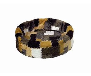 Nobby Patchwork Lit en Peluche pour Chien 40 cm