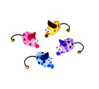 Nobby Peluche Souris avec Catnip 6,5 cm 2 pièces assorties