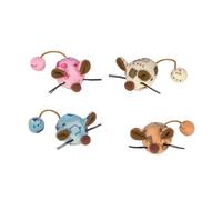 Nobby Peluche Souris avec Catnip 6 cm 2 pièces assorties