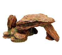 Nobby Pierre avec Plantes Décoration pour Aquarium 22,5 x 13 x 9,5 cm