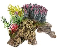 Nobby Pierre de Corail avec Plantes Décoration pour Aquarium 15,5 x 9 x 10,5 cm